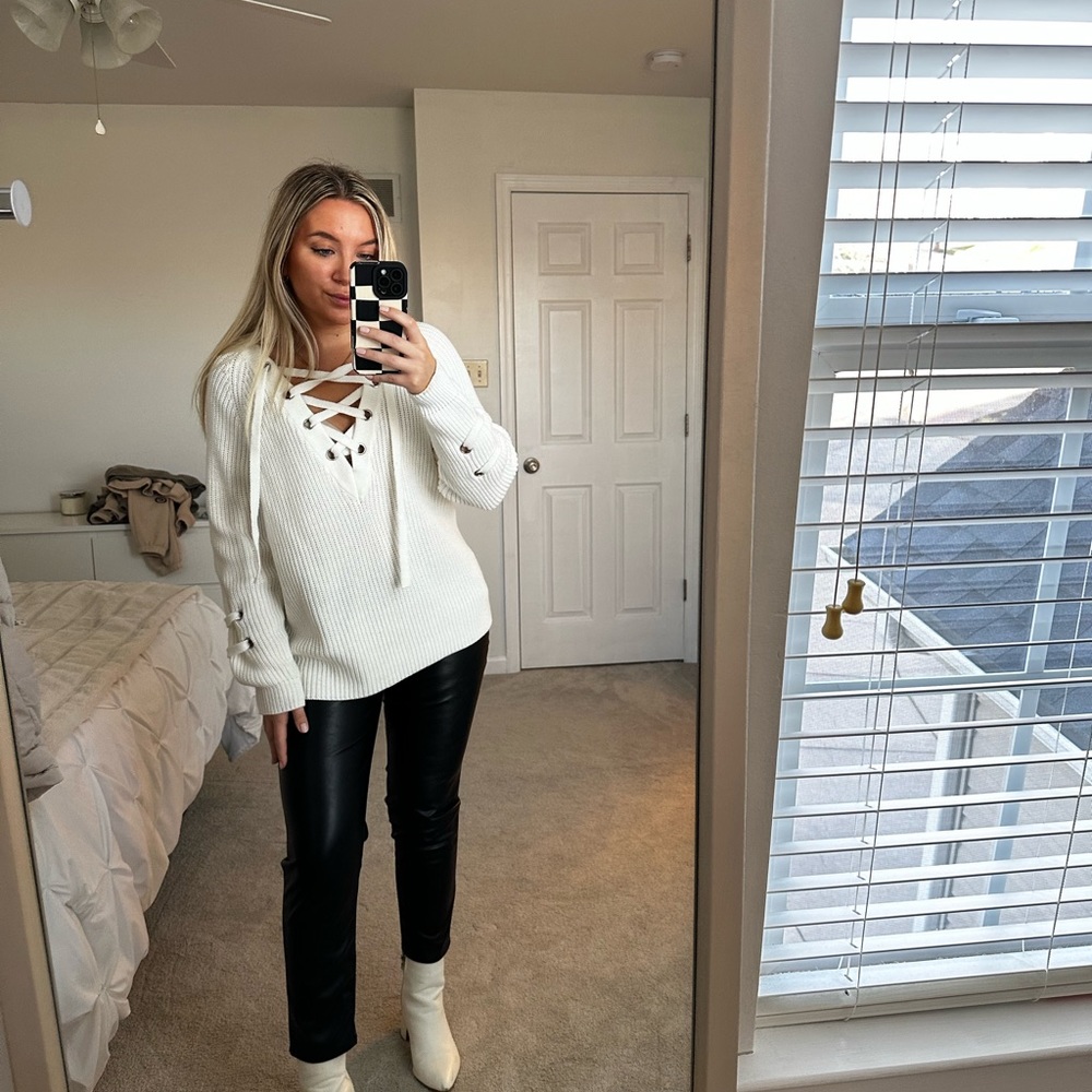 White sweater
